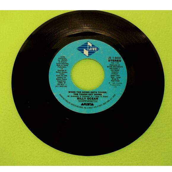 Billy Ocean - When Going Gets Tough - 45rpm Vinyl‎ Record Single 7" - Picture 2 of 9